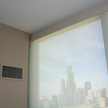 Millennium Park Chicago Condo Solar Screen Shades