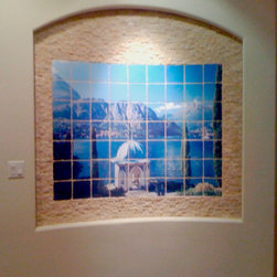 custom-tiles.com - Tuscan type tumble tile - Artwork