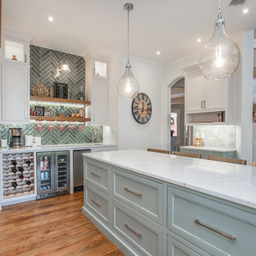 Button Wood ⎸ Kitchen + Dining Room + Wet-bar + Pantry + Mudroom + Laundry Room