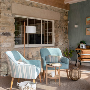 Diseño interior de varios espacios en chalet