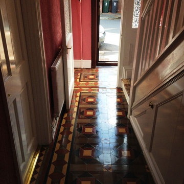 Lifeless Victorian Tiled Hallway Rejuvenated in the Forest of Dean