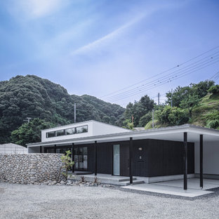 大阪のトロピカルスタイルのおしゃれな家の外観 (戸建) の写真