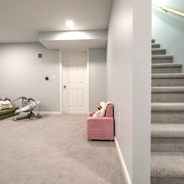 Basement Office and Kids Play Area