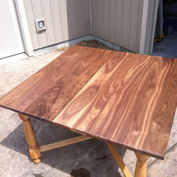 Walnut and Alder Table - Dining Tables