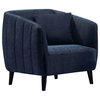 Upholstered Chair in Midnight Blue