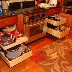 Slide Out Kitchen Shelves - Kitchen Drawer Organizers