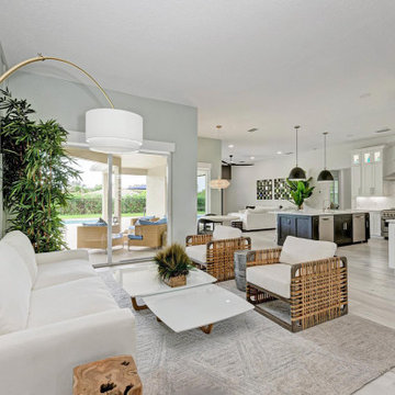 Open-Concept Living, Dining & Kitchen Remodel
