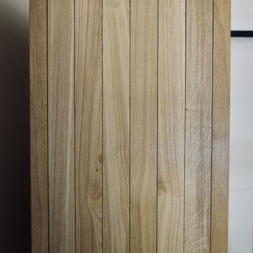 Solid Oak Display Cabinet