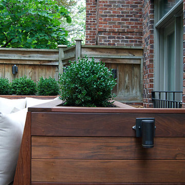 North York Custom Ipe Deck with Fire Table
