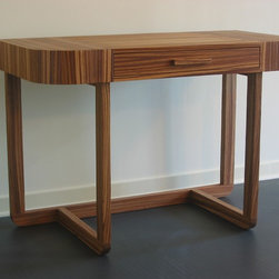Outline Desk - Zebrawood - Desks And Hutches