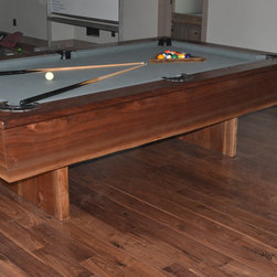 Black Walnut Billiard Table - Game Tables