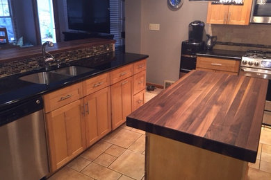 Example of a trendy home design design in Other