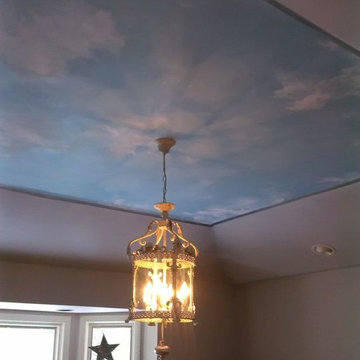 residential,pan ceiling in master bedroom