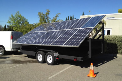 Mobile Solar Power for Green Construction