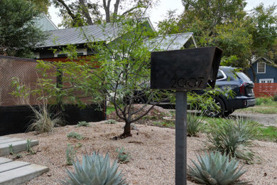Design ideas for a modern landscaping in Austin.