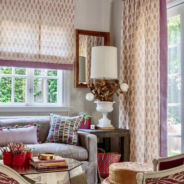 Preppy Bohemian Family Room - San Anselmo