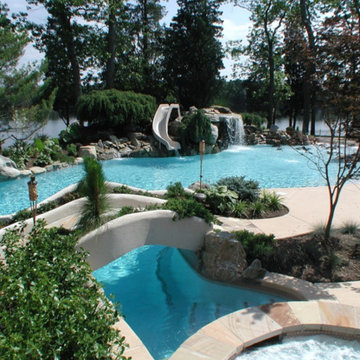 Private Residence with Custom Pool,Slide,Lazy River &Grotto.1