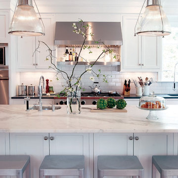 Haverhill Pendants above Kitchen Counter