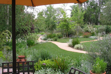 This is an example of a mediterranean landscaping in Los Angeles.