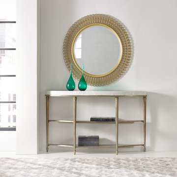 Cynthia Rowley Aura Demilune Console Table