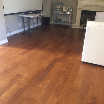 Completed Wood Flooring Project