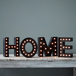 HOME Light Up letters - Novelty Lights