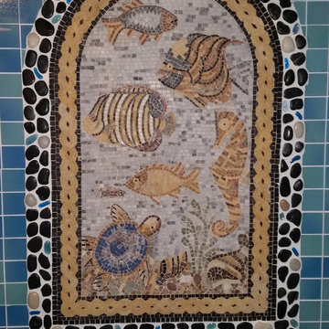 Sea Creatures Mosaic I Mozaico