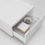 Belsk Drawer Unit With Wheels, White