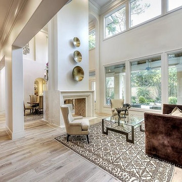 White oiled wood flooring