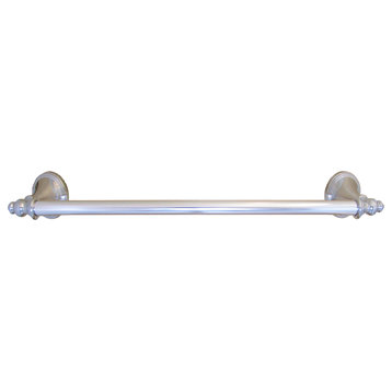 ARISTA Bath Products Annchester Collection Towel Bar, Chrome, 24"
