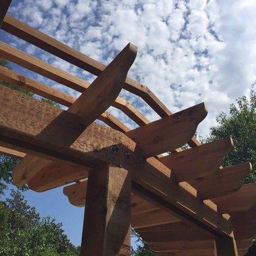Cedar Pergola Atlanta Curb Appeal