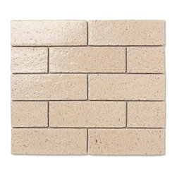 Product: Glazed Slimbrick Tile; Sand - Gloss - Wall Accents