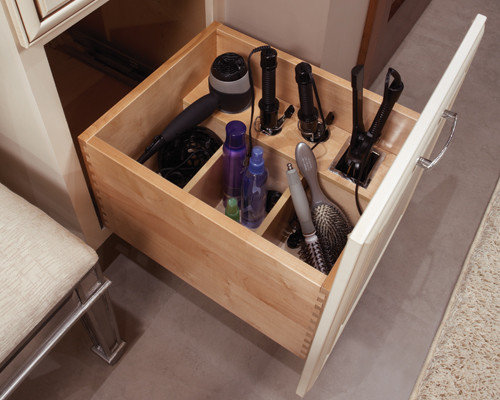 Bathroom Hair Dryer Drawer | Houzz