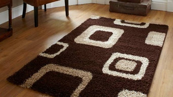 Brown budget rug
