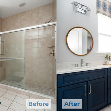 Transitional Bathroom Remodel – Huntington Beach, Orange County