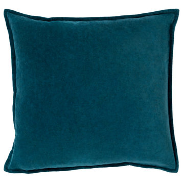 Cotton Velvet Pillow, 20"x20"