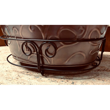 Iron Table Stand for Oval Tub