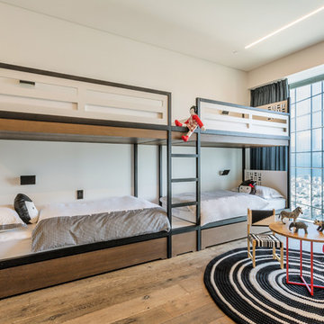 Bunk Room with Sea & City Views