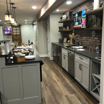 The Wife Approved Mancave- Lower Level Renovation