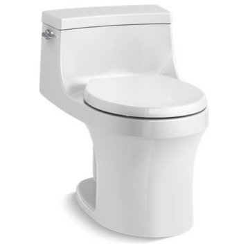 Kohler San Souci 1-Piece Round 1.28 GPF Toilet, White
