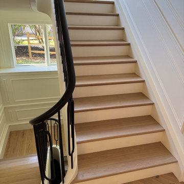 Project #134 | Straight Staircase with Elliptical Stringer