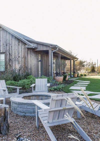 Country Exterior by Folkway Design & Wares Co.