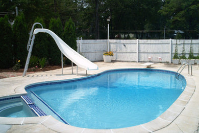 Inspiration for a pool remodel in New York