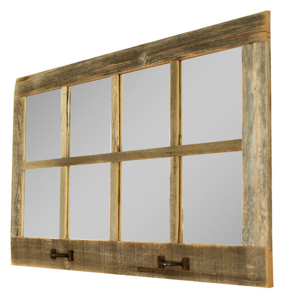 Farmhouse Mirror 8 Window Pane Rustic Wall Mirrors By Farmhouse Mirror 8 Window Pane Barnwood