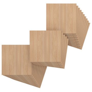 11 .75"Wx11 .75"Hx.25"T Wood Hobby Boards, Hickory, 25-Pack
