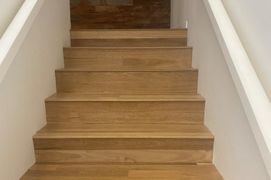 This is an example of a contemporary staircase in Gold Coast - Tweed.