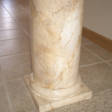 Faux Marble Pillar