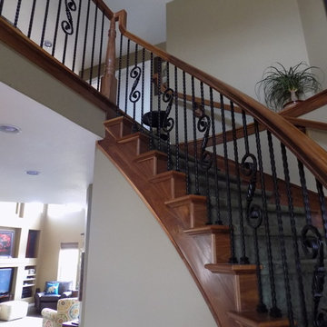 Walnut Stair Case