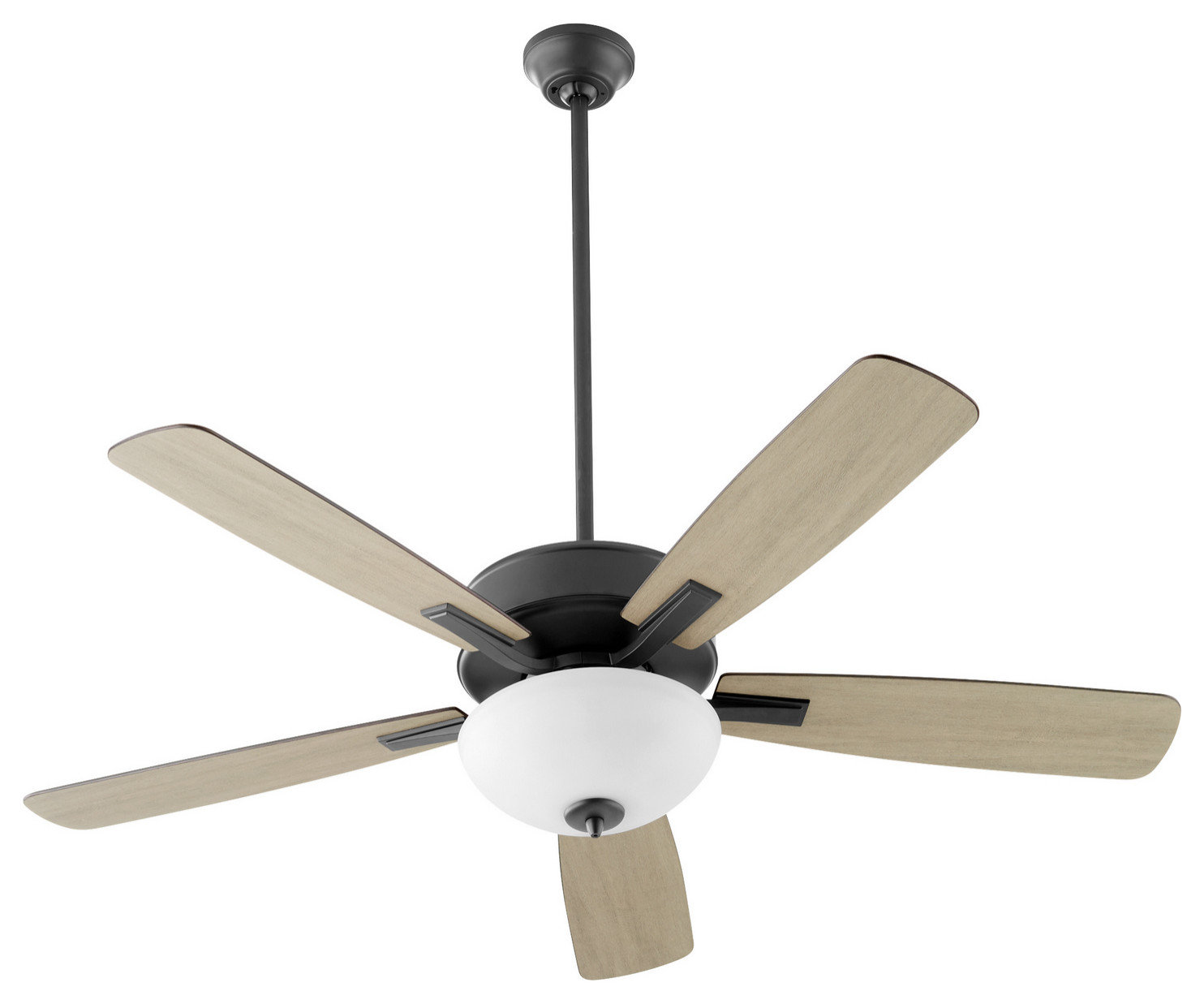 Transitional Ceiling Fans Ovation Transitional Ceiling Fan, Matte Black - Transitional - Ceiling ...