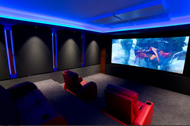 Design ideas for a home theatre in Adelaide.